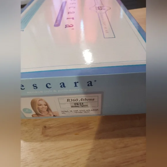 Bobbi Boss Escara Lightweight Synthetic Wig with 4" Lace Deep Part-B360 Athena. - Picture 8 of 11